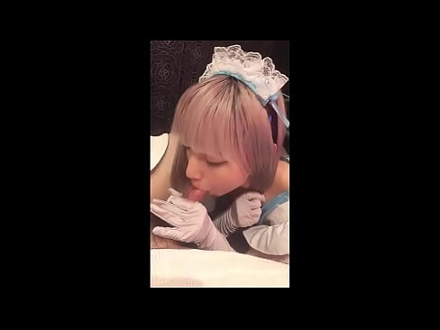 ❤️ Японскі ідал [маюка], французскі касцюм пакаёўкі, частка 1, мінет і дрочка з ласьёнам ❤❌ Чербанне у нас ❌