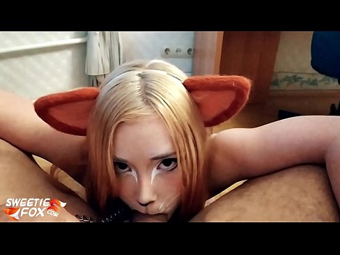 ❤️ Кицунэ глытае член і канчае ў рот ❤❌ Чербанне у нас ❌